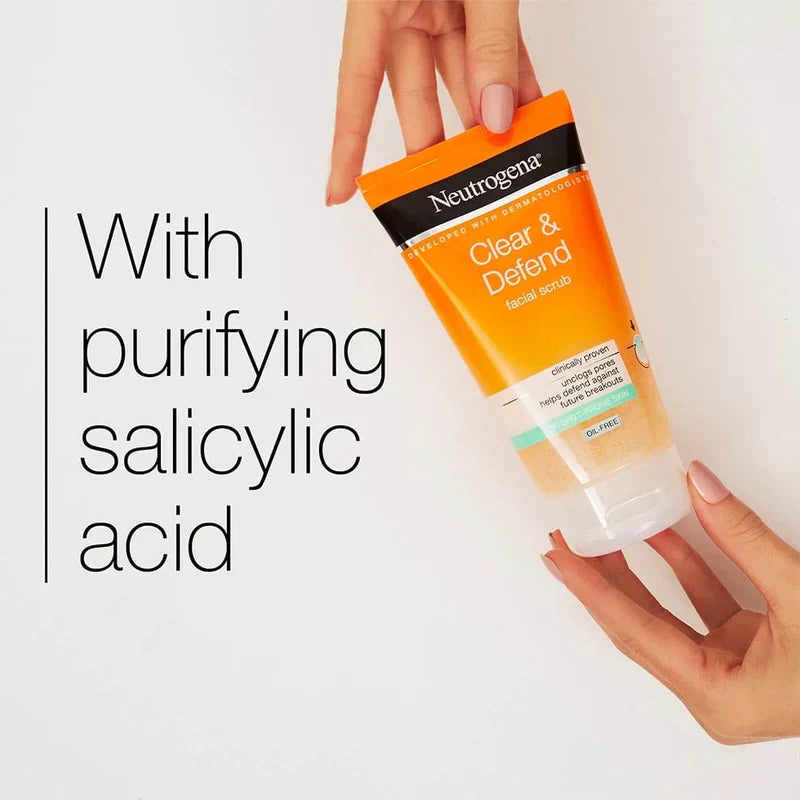 Neutrogena Clear & Defend Facial Scrub 150ml