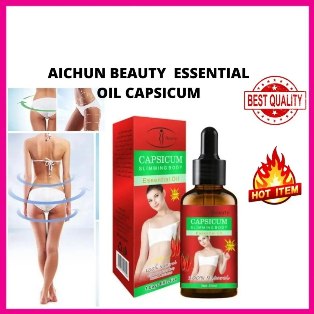Capsicum Slimming Body Essential Oil 100% Natural ( Original )