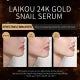 LAIKOU 24k Gold Snail Face Serum 30ml Essence Anti-aging Remove Wrinkle Fine Lines Moisturizing Whitening Skin Repairing